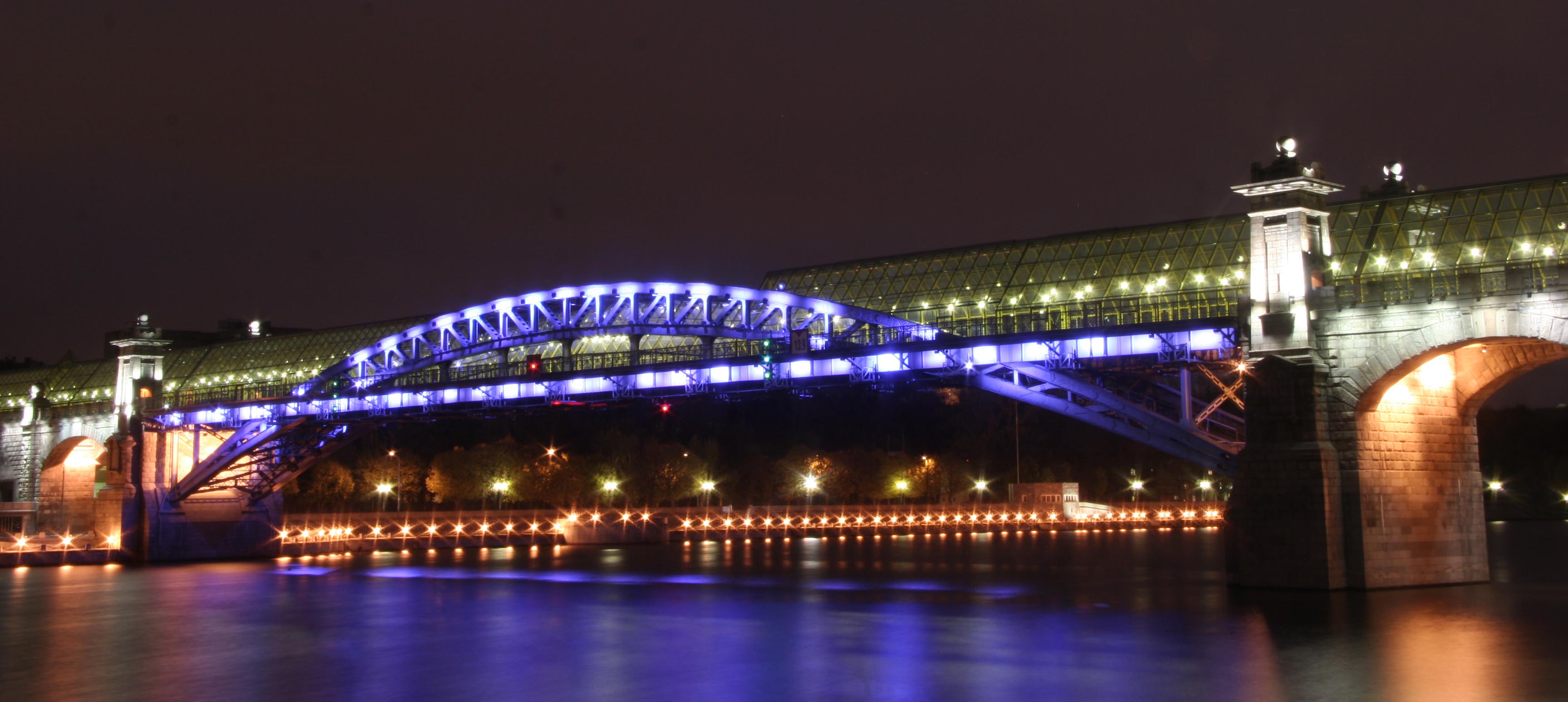 Архитектурное освещение Андреевского моста
